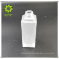 30ml quadratische bereifte kosmetische Glaspumpeflasche